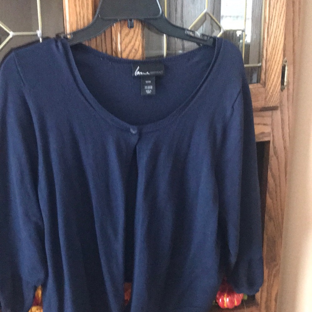 Lane Bryant Navy Knit Cardigan. Plus Size 3X 22/24